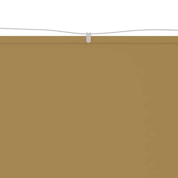 vidaXL Luifel verticaal 60x600 cm oxford stof beige