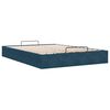 vidaXL Ottoman bedframe zonder matras 140x190 cm fluweel donkerblauw