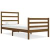 vidaXL Bedframe grenenhout honingbruin 75x190 cm