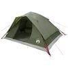 vidaXL Directe Tent Olijfgroen 305 x 215 x 140 cm Polyester en staal