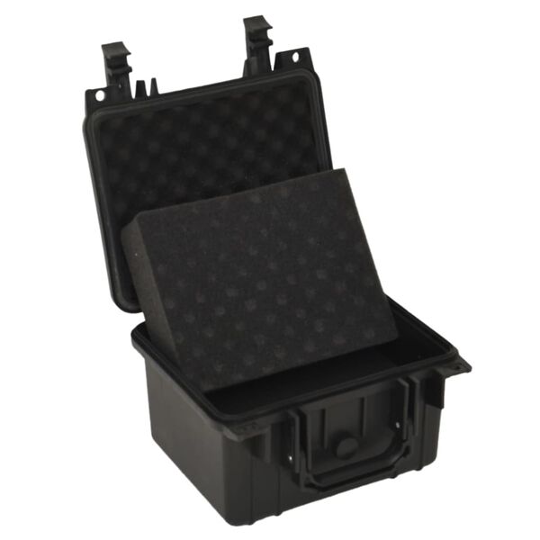 vidaXL Flightcase draagbaar 27x25x18 cm PP zwart