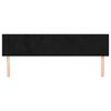 vidaXL Hoofdborden 2 st 100x5x78/88 cm fluweel zwart