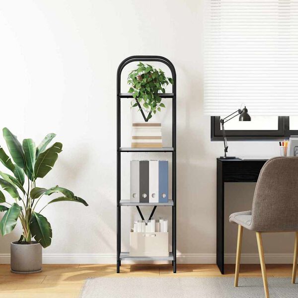 vidaXL Boekenkast Grijs Sonoma 40 x 30 x 146 cm Bewerkt hout