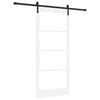 vidaXL Schuifdeur ORKDAL Wit en zwart 93 x 211 cm