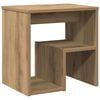 vidaXL Nachtkastje 40x30x40 cm bewerkt hout artisanaal eikenkleurig
