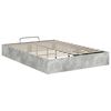 vidaXL Ottoman Bedframe Beton Grijs 140 x 200 cm Bewerkt hout
