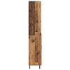 vidaXL Hoge kast met lade 2 pcs Oud Hout Bewerkt hout