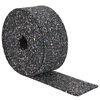 vidaXL Rubbergranulaatrol Zwart 500 x 10 x 0,6 cm Rubber