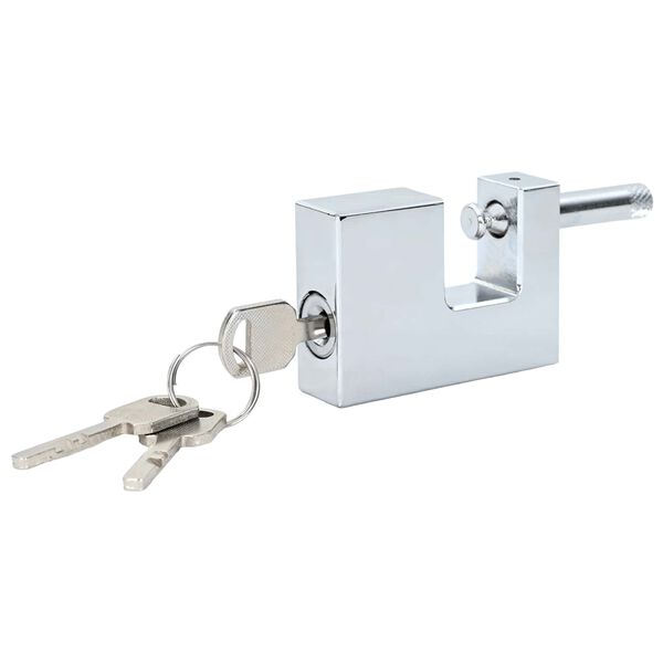 vidaXL Hangslot 6 pcs Zilver 7 x 1,9 x 5 cm IJzer