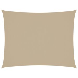vidaXL Zonnescherm rechthoekig 3x6 m oxford stof beige
