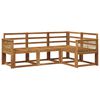 vidaXL Buiten bankenset 4 pcs Naturel Massief Acaciahout