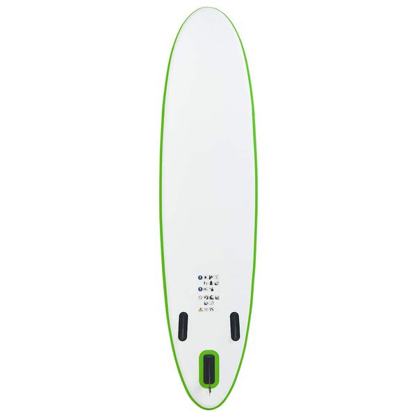 vidaXL Stand Up Paddleboardset opblaasbaar groen en wit