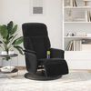 vidaXL Massage Recliner Stoel Zwart 91 x 71 x 105.5 cm Fluweel