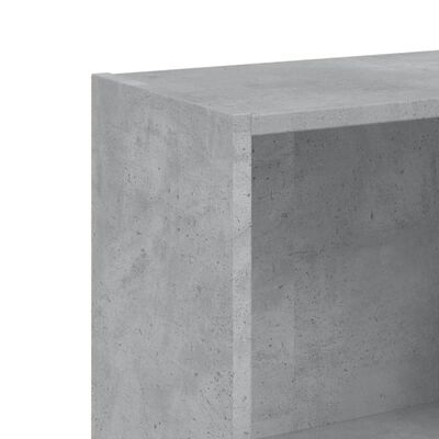 vidaXL Boekenkast met 3 schappen 40x24x109 cm bewerkt hout betongrijs