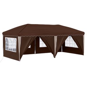 vidaXL Pop-up partytent 575 x 288 x 245 cm Bruin