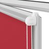 vidaXL Rolgordijn verduisterend 124,4 x 230 cm stofbreedte 120 cm rood