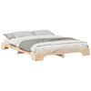 vidaXL Bedframe Bruin 160 x 210 cm Massief grenenhout