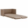 vidaXL Slaapbank vloermodel 2-in-1 112x174x55 cm kunstleer cappuccino