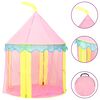 vidaXL Kinderspeeltent met 250 ballen 100x100x127 cm roze
