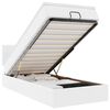 vidaXL Ottoman bed met matrassen en LED's 100x200cm kunstleer