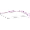 vidaXL Wandschappen 4 st zwevend 40x30x2 cm onbehandeld acaciahout