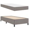vidaXL Boxspringbed Taupe 90 x 200 cm Stof
