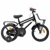 vidaXL Kinderfiets 16 Inch voor 4-6 jaar oud Zwart