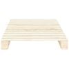 vidaXL Bedframe pallet massief grenenhout 100x200 cm