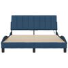 vidaXL Bedframe zonder matras "Hanko" 120x200 cm stof blauw