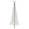 vidaXL Led-spiraalkerstboom met grondpen EKENAS 180 cm 220 LED's
