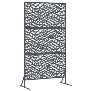vidaXL Privacyscherm Antraciet 100 x 50 x 180 cm Staal