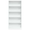 vidaXL Boekenkast 80x24x176 cm bewerkt hout wit