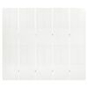 vidaXL Kamerschermen 2 st met 5 panelen 200x180 cm staal wit