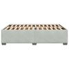 vidaXL Bedframe zonder matras 140x190 cm fluweel lichtgrijs