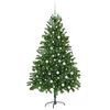 vidaXL Kerstboom met 300 LED met standaard Groen 180 cm PE