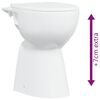 vidaXL Randloos Toilet 7 cm extra hoogte soft-close keramiek wit