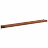 vidaXL Raamsokkel Bruin Hout 60 x 15 x 4,5 cm PVC