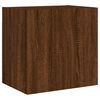 vidaXL Tv-wandmeubels 2 st 40,5x30x40 cm bewerkt hout bruineikenkleur