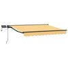 vidaXL Handmatige Luifelhouder met LED's Zand 4 &times; 3,5 m