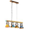 vidaXL Plafondlamp industrieel 25 W E27 111 cm meerkleurig