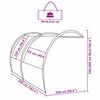 vidaXL Waterbestendige Tarp Boog met dak