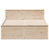 vidaXL Bedframe zonder matras met hoofdbord grenenhout 140x190 cm