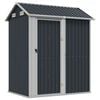vidaXL Tuinhuis Antraciet 192x152,5x237 cm Gegalvaniseerd Staal