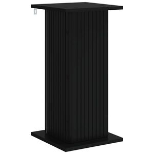 vidaXL Plantenstandaard Zwart 30,5 x 30 x 60,5 cm Bewerkt hout