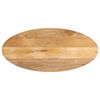 vidaXL Tafelblad ovaal 100x40x2,5 cm massief mangohout
