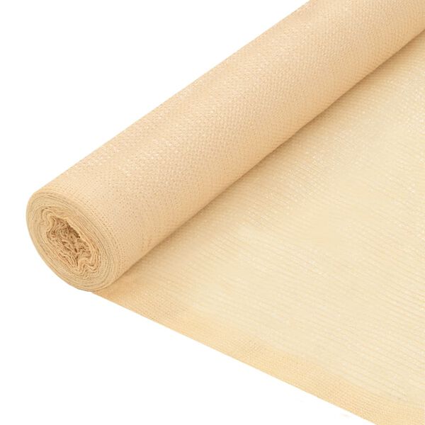 vidaXL Privacynet 2x25 m HDPE beige