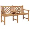 vidaXL Tuinbank 150 x 60 x 90 cm Massief Teakhout