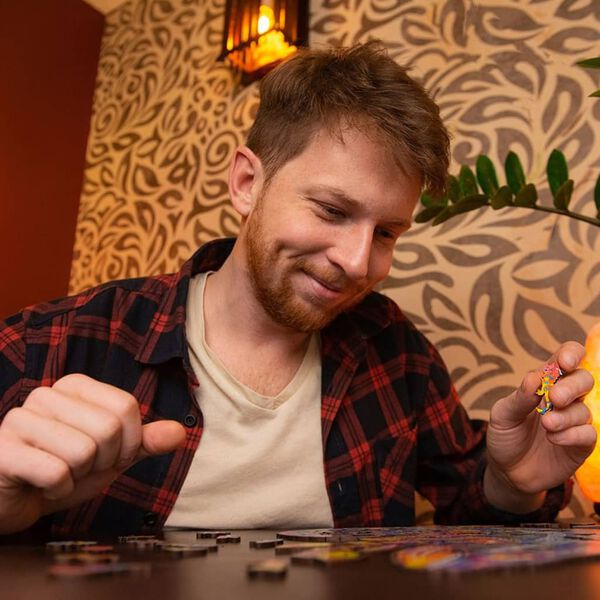 UNIDRAGON Puzzel Iridescent Chameleon 314 stukjes king size 31x41 cm