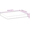 vidaXL Wandschappen 2 st zwevend olieafwerking 40x30x4 cm acaciahout