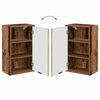 vidaXL Badkamer Kast Oud Hout 39 x 23,5 x 65 cm Bewerkt hout & Metaal